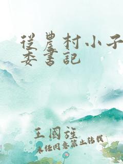 从农村小子到省委书记