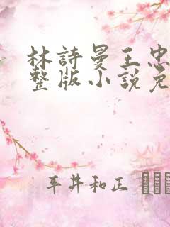 林诗曼王忠文完整版小说免费阅读
