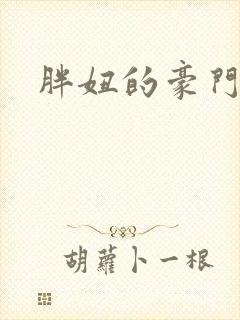 胖妞的豪门之旅