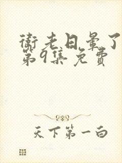 卫老日晕了淑蓉第9集免费