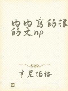肉肉写的很细致的文np