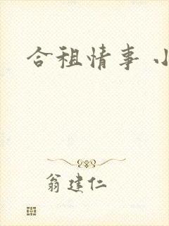 合租情事 小说