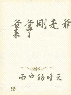 爸爸刚走爷爷就来了