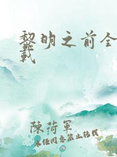 黎明之前全集下载