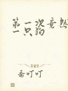 第一次竟然给了一只狗