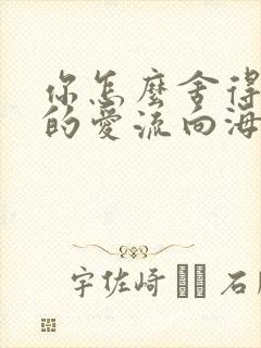 你怎么舍得让我的爱流向海
