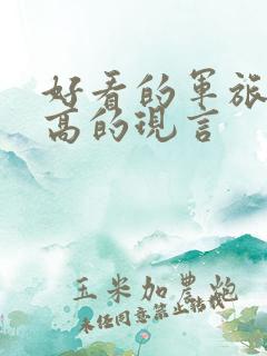 好看的军旅肉质高的现言