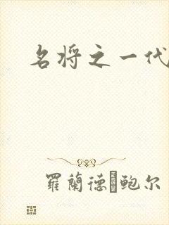 名将之一代天骄