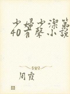 少妇少洁第1一40有声小说