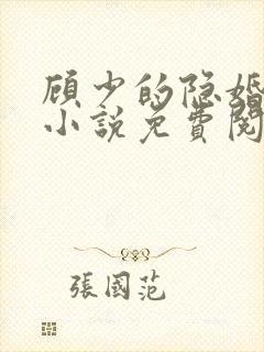 顾少的隐婚罪妻小说免费阅读