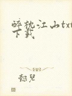 醉枕江山txt下载