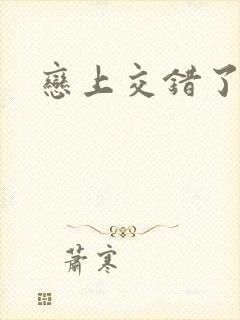 恋上交错了的诗