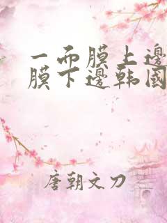 一面膜上边一面膜下边韩国
