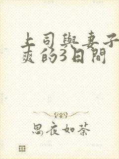 上司与妻子干到爽的3日间