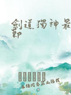 剑道独神最新章节