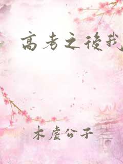高考之后我等你