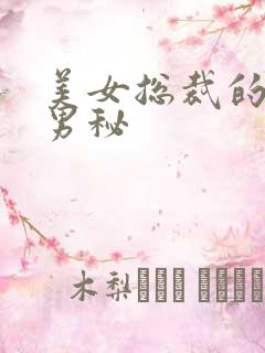 美女总裁的贴身男秘