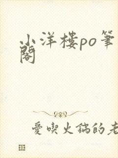 小洋楼po笔趣阁