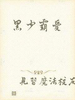 黑少霸爱