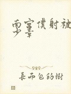 南宫仆射被推多少章