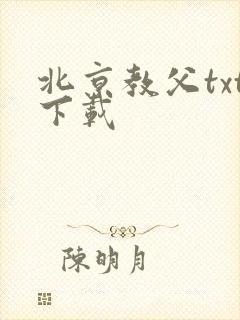 北京教父txt下载