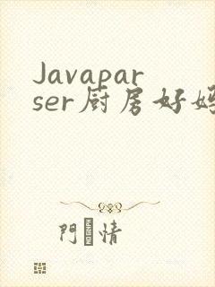 Javaparser厨房好妈妈
