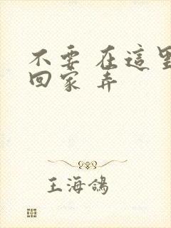 不要 在这里 回家 弄