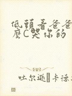 低头看爸爸是怎么C哭你的