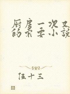 厨房一次又一次的索要小说