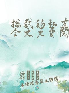 总裁的私有宝贝全文免费阅读