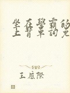 坐在学霸的棍子上背单词免费观看