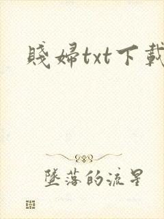 贱妇txt下载