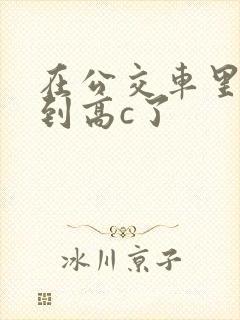 在公交车里c弄到高c了