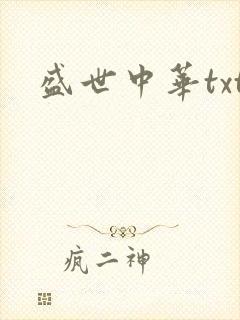 盛世中华txt