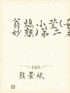 翁熄小莹(奇思妙想)第二篇