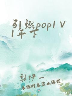 引燃pop1∨1年下