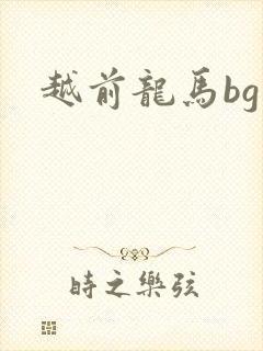 越前龙马bg