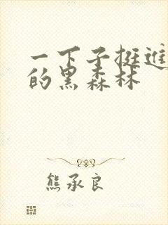 一下子挺进浓密的黑森林