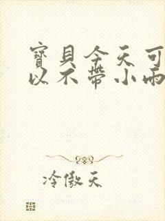 宝贝今天可不可以不带小雨伞