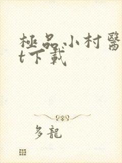 极品小村医txt下载