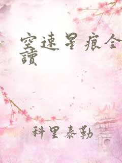 空速星痕全文阅读