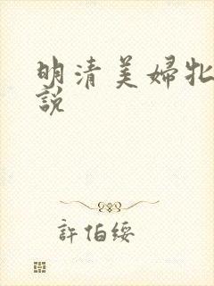 明清美妇牝户小说