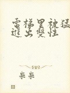 电梯里被猛烈的进出双性