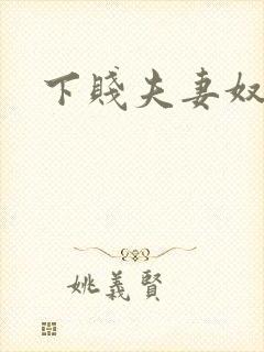 下贱夫妻奴