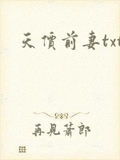 天价前妻txt