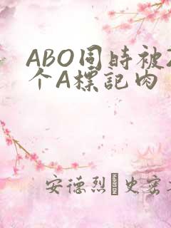 ABO同时被2个A标记肉