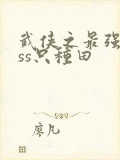 武侠之最强boss只种田