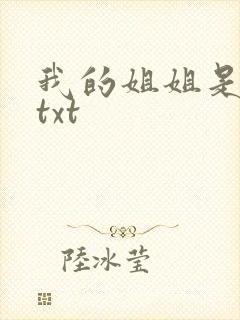 我的姐姐是美女txt