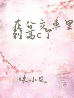 在公交车里c弄到高c了