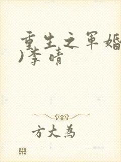 重生之军婚(h)李晴